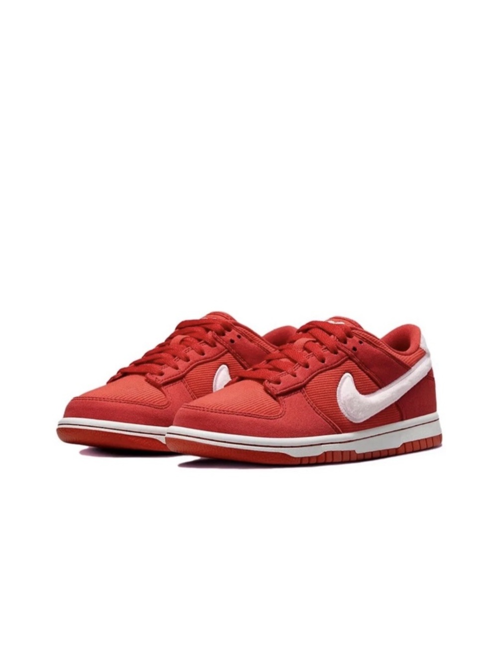 Nike Dunk Low Valentine's Day Red Pink FZ3549-612 PS Size/ FZ3551-612 TD Size - Picture 3 of 16